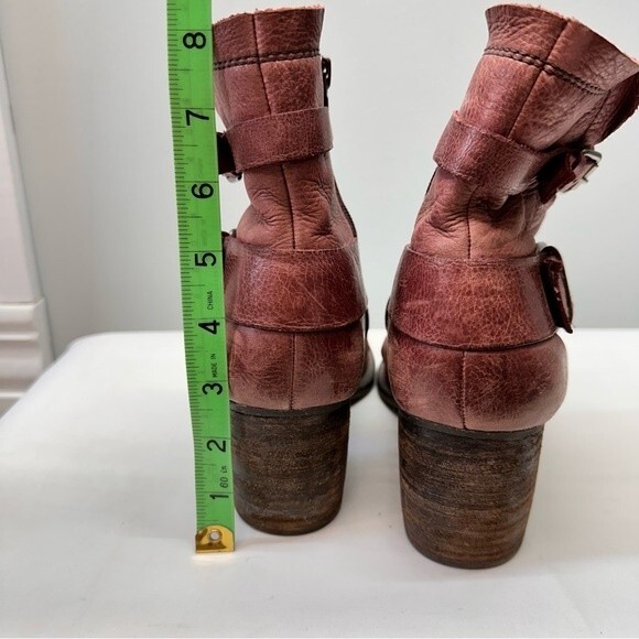 Naya virtue leather bootie boots womens 8.5 earthy red and so soft! - Picture 8 of 8